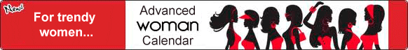 Advanced Woman Calendar banner